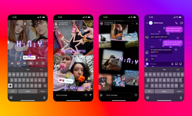 إنستجرام-يُطلق-خصائص-جديدة-احتفالًا-بنهاية-عام-2024!